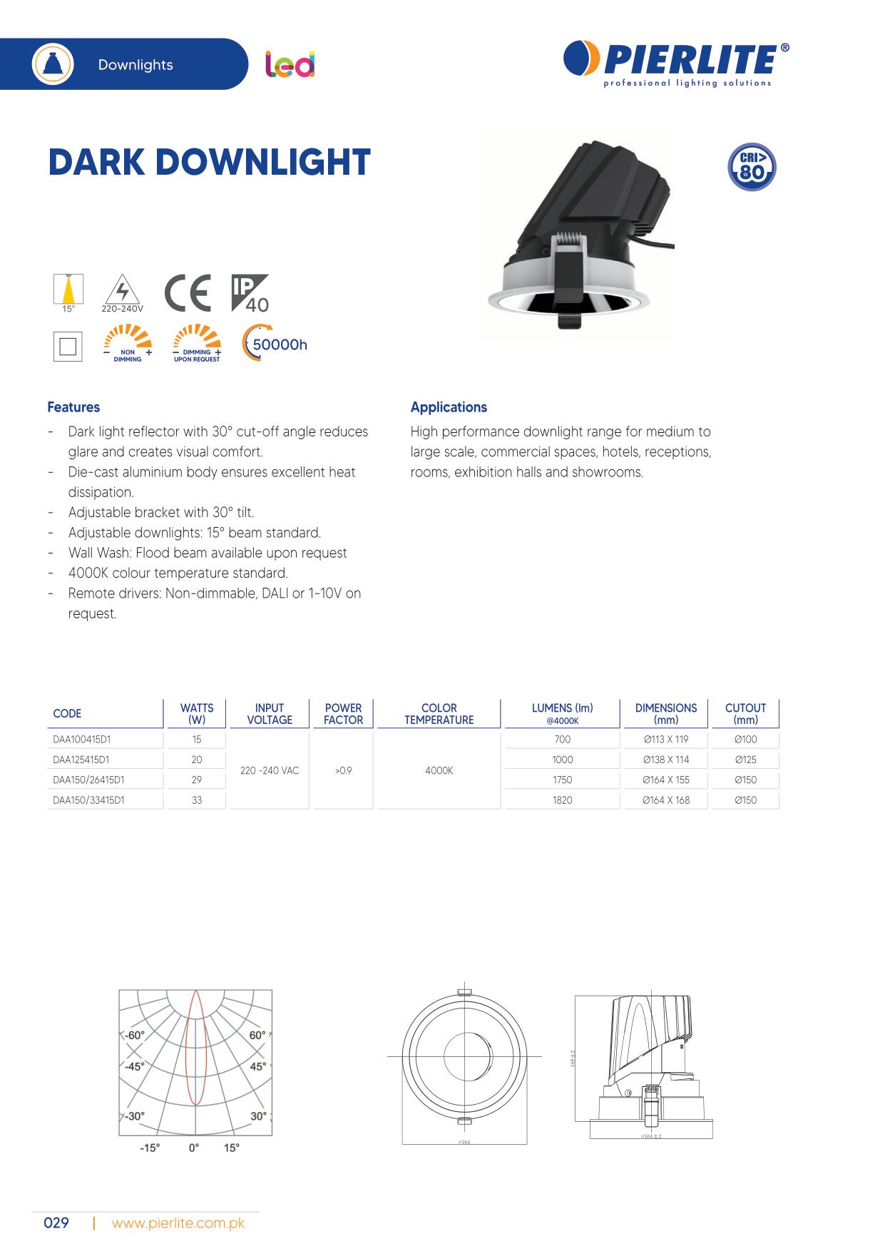 Pierlite LED Luminaire Catalog 2021-38