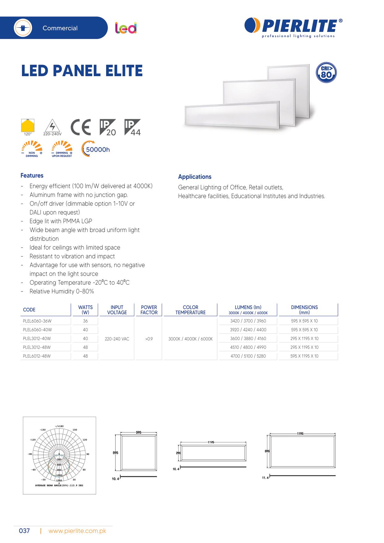 Pierlite LED Luminaire Catalog 2021-46
