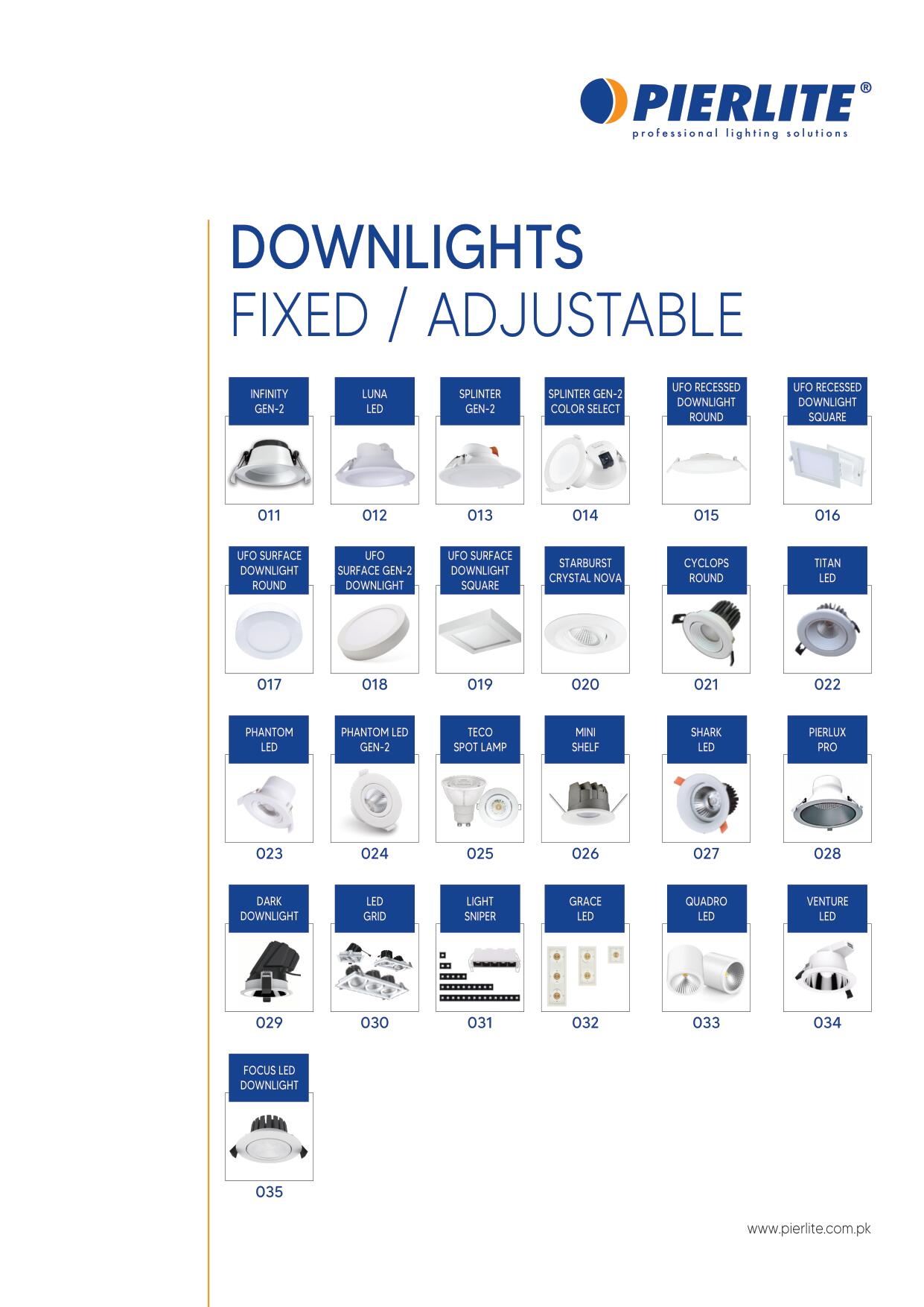 Pierlite LED Luminaire Catalog 2021-7