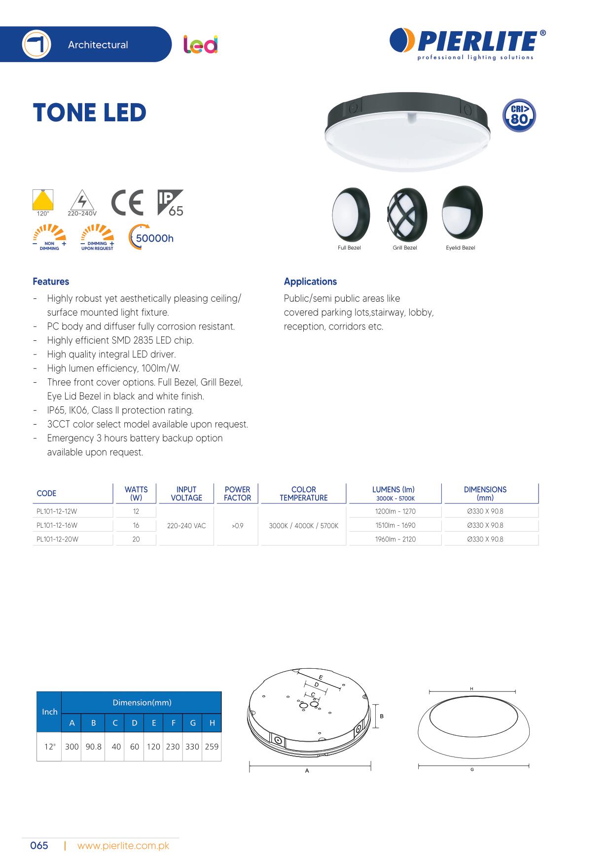 Pierlite LED Luminaire Catalog 2021-74